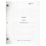 Dragonheart unsigned original movie script