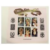 Princess Diana commemorative stamp set