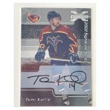 Atlanta Thrashers Tomi Kallio signed autographed c