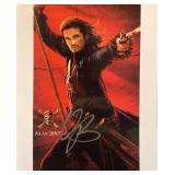 Pirates of the Caribbean Orlando Bloom signed movi