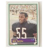 Chicago Bears Otis Wilson 1983 Topps #41 signed tr