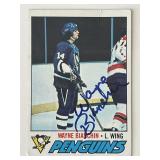 Pittsburgh Penguins Wayne Bianchin 1977 Topps #188