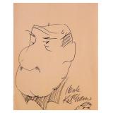 Denis the Menace sketch signed by Hank Ketcham