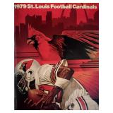 1979 St. Louis Cardinals program. 5x7 inches