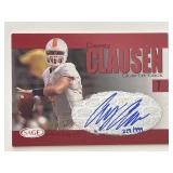 Casey Clausen signed 2004 Sage Hit trading card