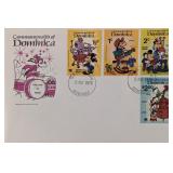 Dominica 1979 Disney Commemorative First Day Cover