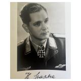 Leutnant Heinrich Starke signed photo