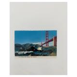 San Francisco Golden Gate Bridge vintage post card