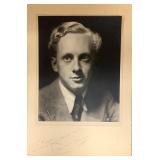 Hughie Green signed photo