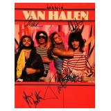 Van Halen signed music book