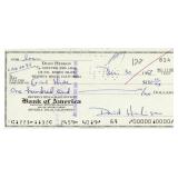 David Hedison signed check