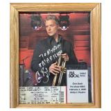 Chris Botti signed photo with ticket and event pas