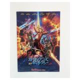 Guardians of the Galaxy cast signed Japanese mini