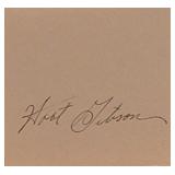 Rodeo star Hoot Gibson signature slip