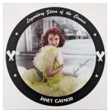 Legendary Stars of Cinema Janet Gaynor signed flat