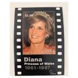 Diana Princess of Wales commemorative stamp