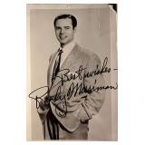 Randy Merriman signed photo