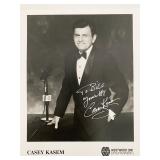 DJ Casey Kasem signed photo