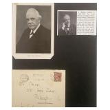 UK Prime Minister Arthur J. Balfour Hand Written E