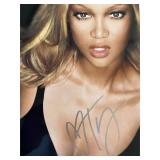 Tyra Banks signed photo