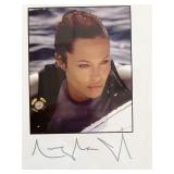 Angelina Jolie signed movie photo