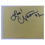 Naomi Judd original signature