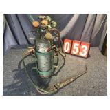 Oxygen/Acetylene tank set with hoses