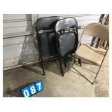 3 foldable chairs