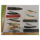 Lot of Vintage Straight Razors