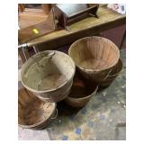 set of 5 orchard apple baskets