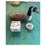 Decorative wooden duck