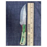 New Damascus Steel & wooden Handled hunting knife