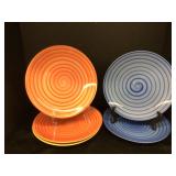 Swirl and Painted Dinner Plates