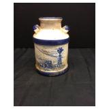 Ceramic Farm Scene Milk Jug