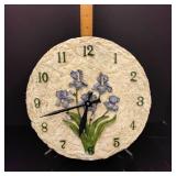 Floral theme clock