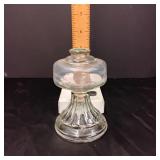 Glass oil lamp base