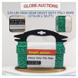 3/16-IN x 50-FT 220-LBS HEAVY DUTY POLY ROPE