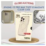 IPHONE-15 PRO MAX TUFF-8 MAGSAFE CLEAR CASE