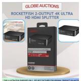 ROCKETFISH 2-OUTPUT HDMI SPLITTER (4K ULTRA HD)