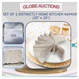 SET OF 2 DISTINCTLY HOME KITCHEN NAPKINS