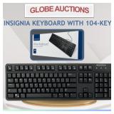 INSIGNIA KEYBOARD WITH 104-KEYS