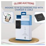 10-W QI CHARGING PAD W/ CHARGER & CABLE