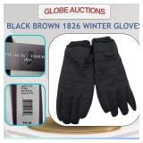 BLACK BROWN 1826 WINTER GLOVES