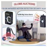 120-DB INFRARED SECURITY ALARM, MOTION DETECTOR