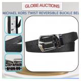 MICHAEL KORS TWIST REVERSIBLE BUCKLE BELT(MSP:$125