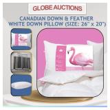 CANADIAN DOWN & FEATHER DOWN PILLOW (MSP:$125)