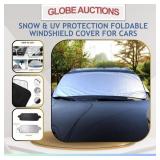 SNOW & UV PROTECTION WINDSHIELD COVER FOR CARS