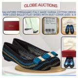 SALVATORE FERRAGAMO ITALIAN FLAT SHOES (MSP:$1090)