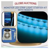 MONSTER LED STRIP LIGHT STARTER KIT W/ REMOTE