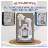 ULTRAPODS MAX WIRELESS EARBUDS W/ DIGITAL DISPLAY